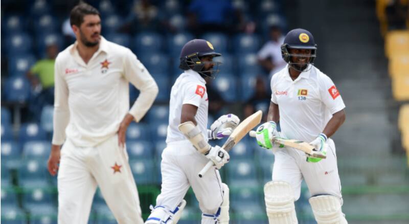 Asela Gunaratne and Niroshan Dickwella engineered the victory &Acirc;&copy; AFP