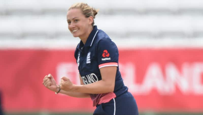 Laura Marsh's 4 for 45 was enough to restrict Sri Lanka for 204 for eight &copy; Getty Images