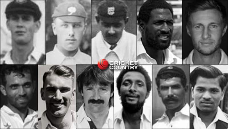 Top row. from left: Ian Redpath, Wilfred Rhodes, KS Ranjitsinhji, Viv Richards (c), Joe Root Bottom row, from left: Ajinkya Rahane, JR Reid, Jack Russell (wk), Andy Roberts, Tom Richardson, Sonny Ramadhin &Acirc;&copy; Getty Images