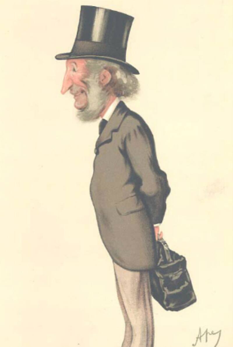 The Knight of the Cruise of Mr Gladstone (Sir Donald Currie); caricatured by Carlo Pellegrini in Vanity Fair, June 1884. Photo courtesy: Wikimedia Commons