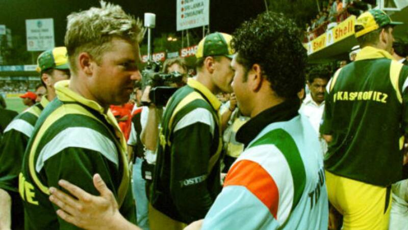 Shane Warne (left) and Sachin Tendulkar (Image courtesy: Getty)