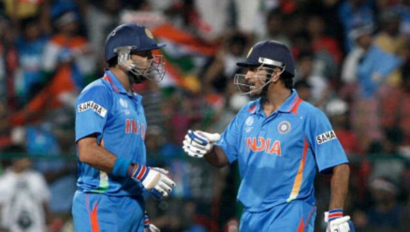 युवराज सिंह-महेंद्र सिंह धोनी © Getty Images