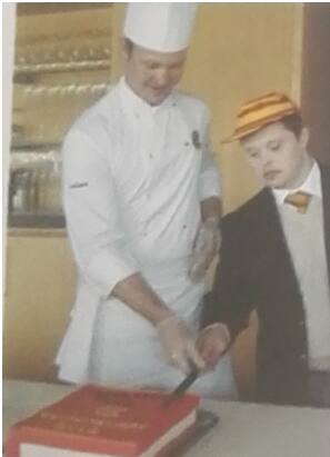 The Cake prepared by the MCC Chefs. Photo courtesy: Tony Ring