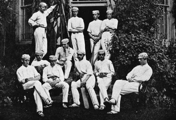 Harrow, 1866. Notice the caps © Getty Images