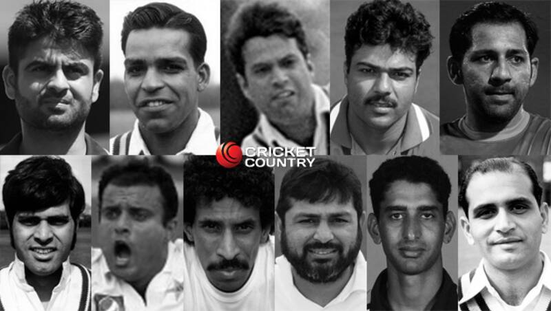 Top row, from left: Ahmed Shehzad, Imtiaz Ahmed (wk), Saeed Ahmed, Ijaz Ahmed, Sarfraz Ahmed Bottom row, from left: Younis Ahmed, Tanvir Ahmed, Tauseef Ahmed, Mushtaq Ahmed, Shabbir Ahmed, Ghulam Ahmed (c) &Acirc;&copy; Getty Images