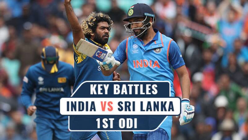 Lasith Malinga and Rohit Sharma © Getty Images