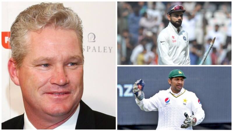डीन जोंस, विराट कोहली और सरफराज अहमद © AFP, Getty Images
