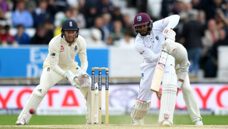 शाई होप ने लीड्स टेस्ट की दो पारियों में दो शतक जड़े  © Getty Images