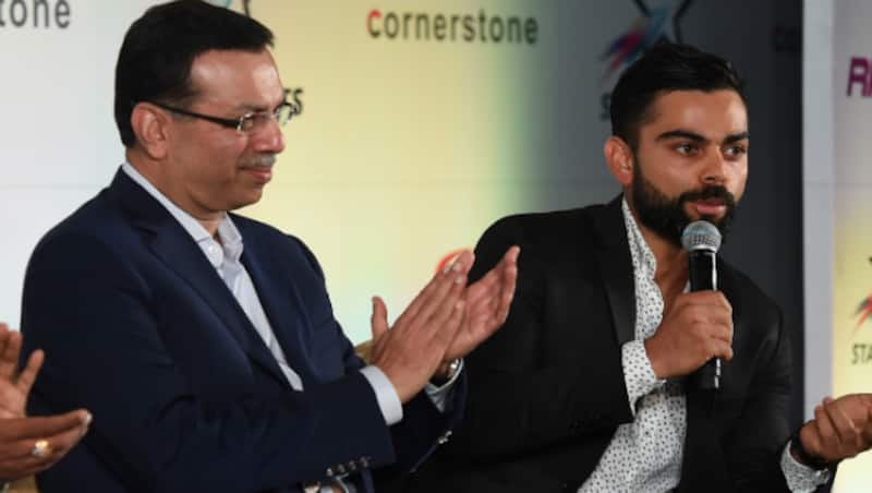 Sanjeev Goenka and Virat Kohli &Acirc;&copy; AFP
