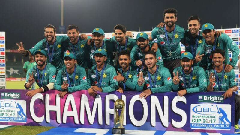 Pakistan won the Independence Cup 2017 &copy; AFP