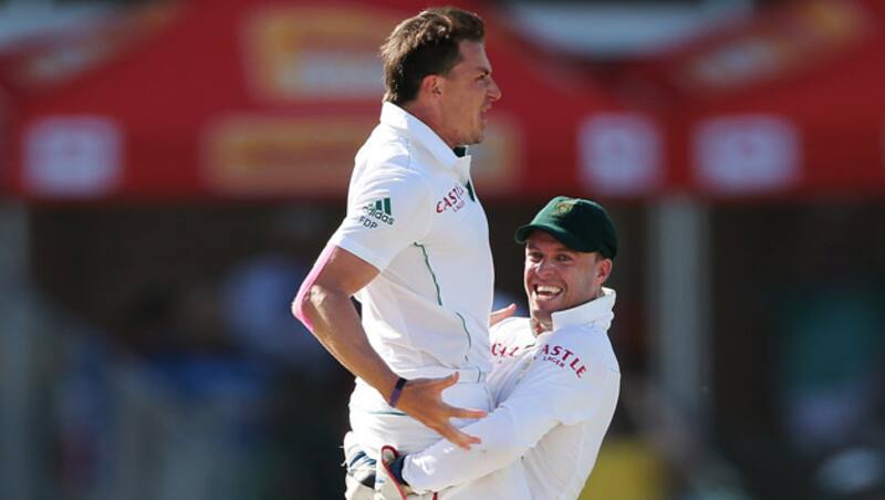 डेल स्टेन और ए बी डीविलियर्स © Getty Images