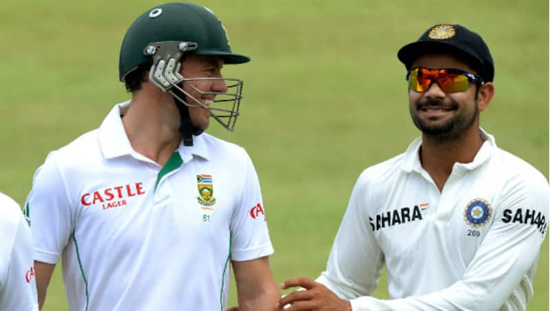 AB de Villiers and Virat Kohli during India's previous tour to South Africa &Acirc;&copy; Getty Images