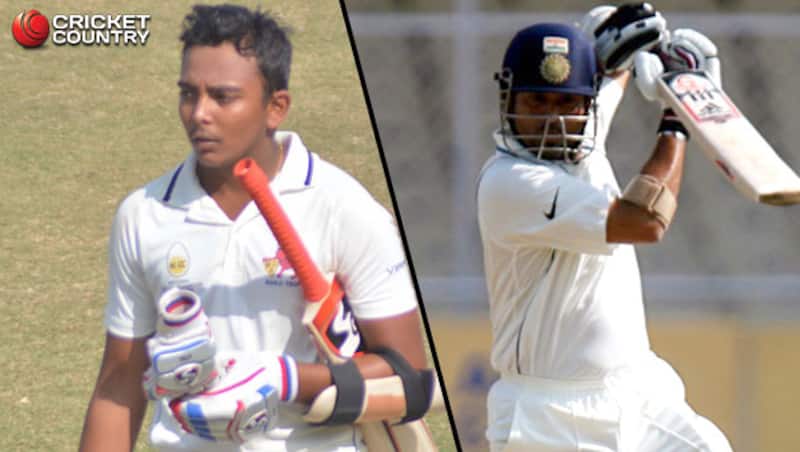 Prithvi Shaw and Sachin Tendulkar &Acirc;&copy; IANS and Getty Images