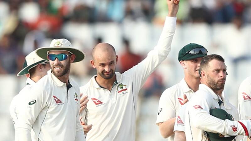 Nathan Lyon went past Jason Gillespie in the list of most wicket-takers in Tests for Australia &Acirc;&copy; Getty Images