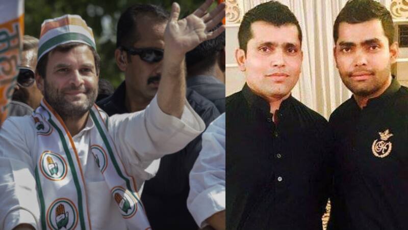 Rahul Gandhi (left) surely has won over the Akmal brothers &Acirc;&copy; Getty Image/Umar Akmal