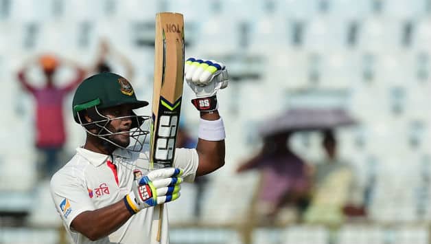 Sabbir Rahman added a vital stand with Mushfiqur Rahim © AFP