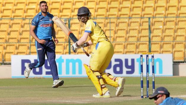 Baba Indrajith scored 200 © PTI