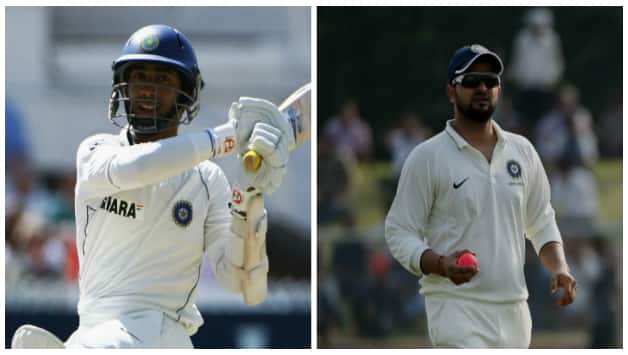 Dinesh Karthik and Suresh Raina © Getty Images and AFP