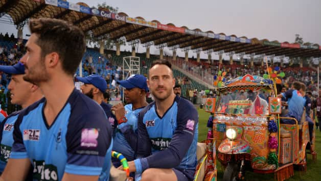 Faf du Plessis led World XI to Pakistan © AFP