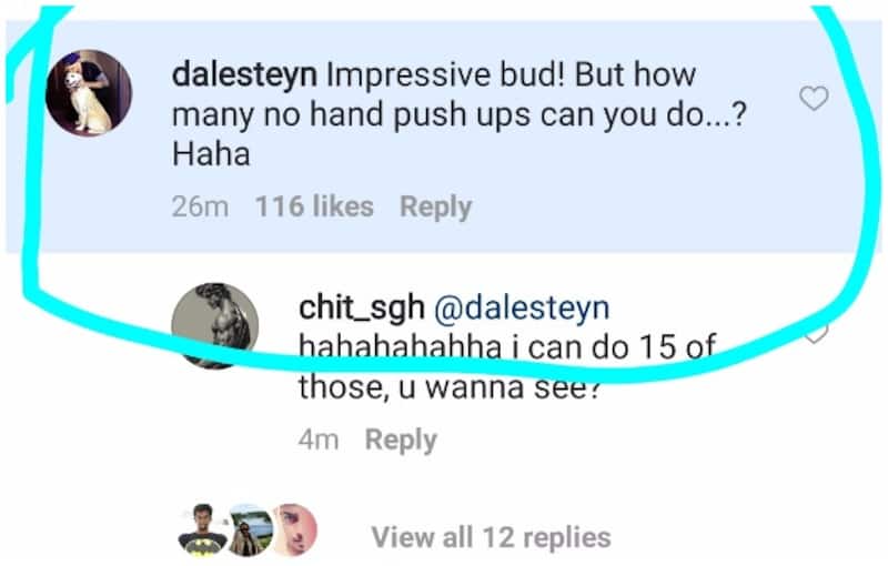 Instagram screen grab 