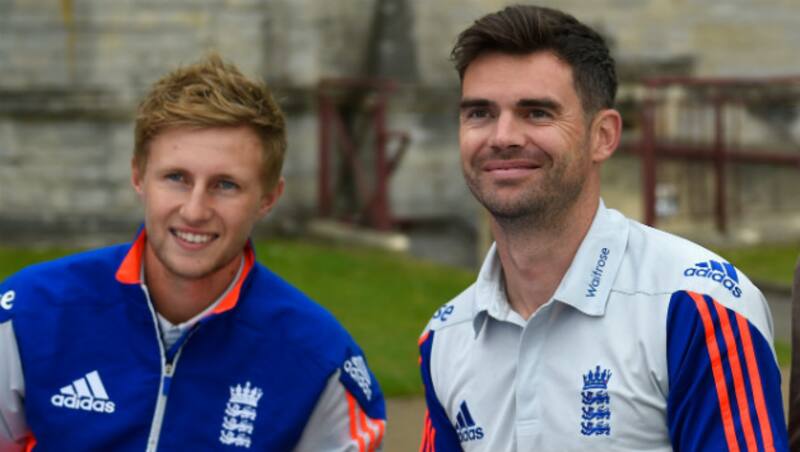 Joe Root (left) and James Anderson (Image courtesy: Getty)