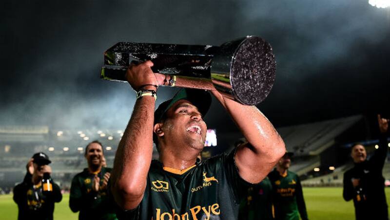 Samit Patel was awarded MoM for Nottinghamshire  in NatWest T20 blast final &Acirc;&copy; Getty Images