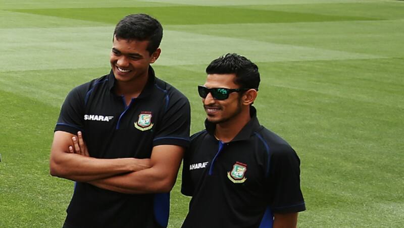 Taskin Ahmed and Nasir Hossain &Acirc;&copy; Getty Images