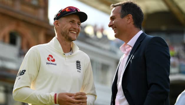 Joe Root and Michael Vaughan © Getty Images