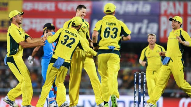 Australia trounced India in the second T20I at Guwahati © AFP