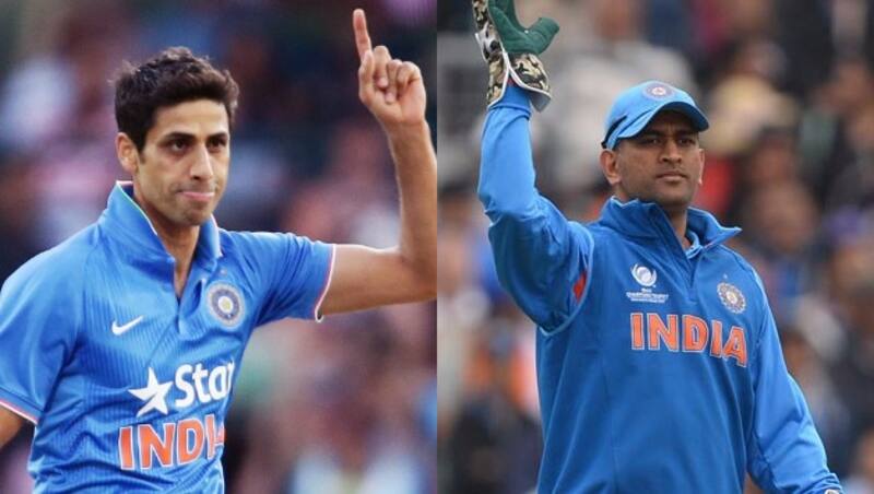 आशीष नेहरा और एमएस धोनी © Getty Images