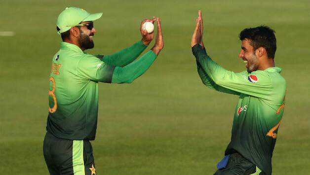 Shadab Khan took © Getty Images
