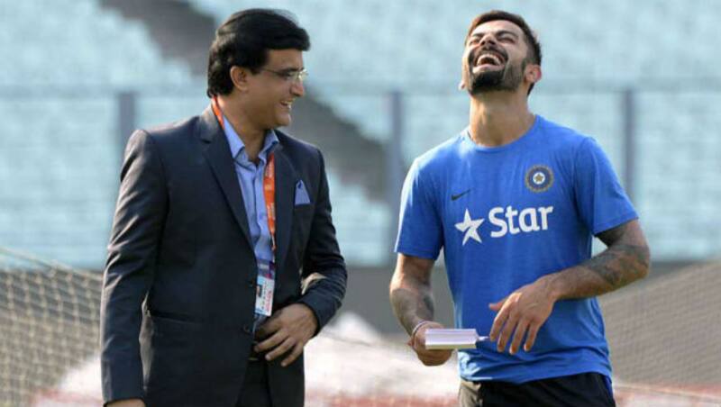 Sourav Ganguly (L) and Virat Kohli &Acirc;&copy; Getty Images