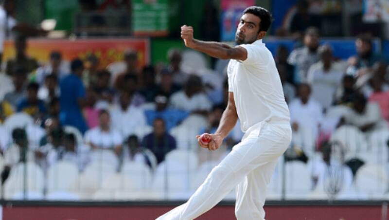 R Ashwin claimed 2 wickets but couldn't help Tamil Nadu concede 1st innings lead against Andhra (image courtesy: AFP)