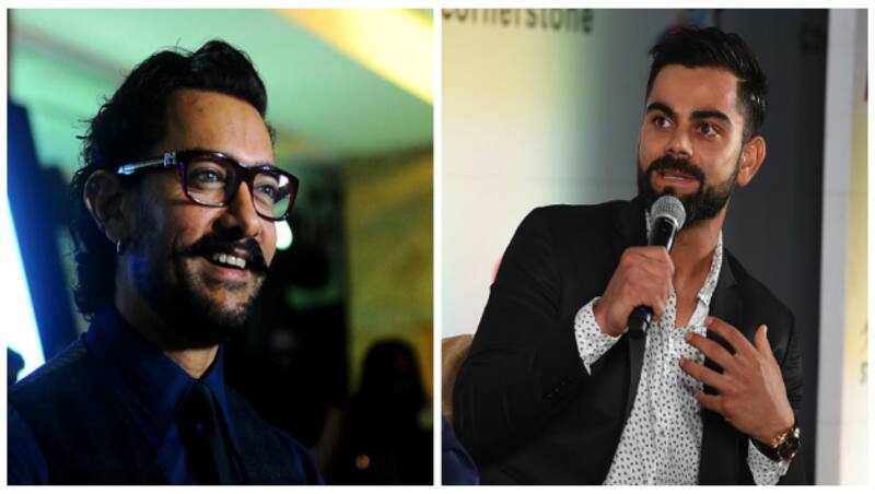 Aamir Khan and Virat Kohli © Getty Images
