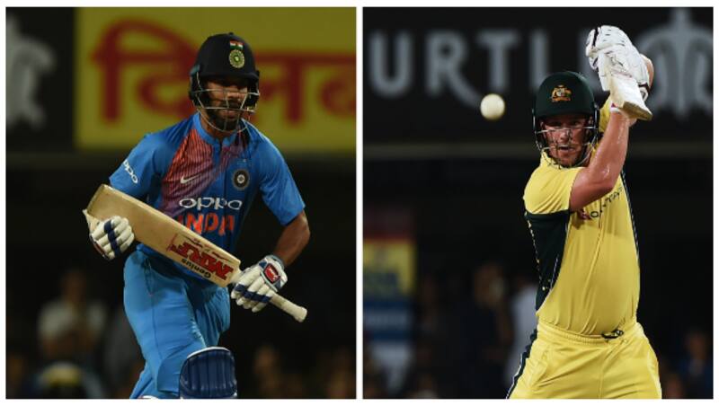 Shikhar Dhawan and Aaron Finch &Acirc;&copy; AFP