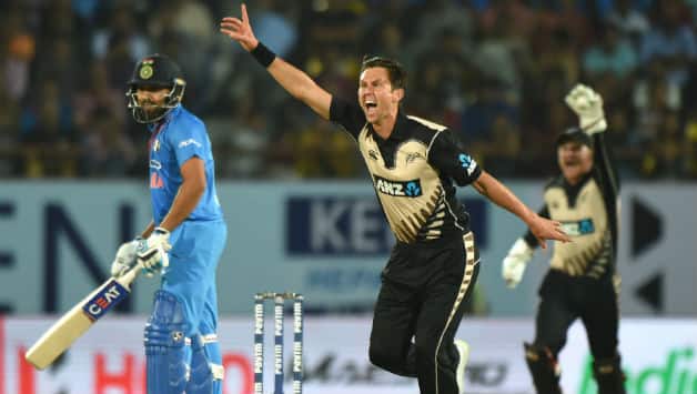Trent Boult took a four-wicket haul to restrict India for 156 for 7
