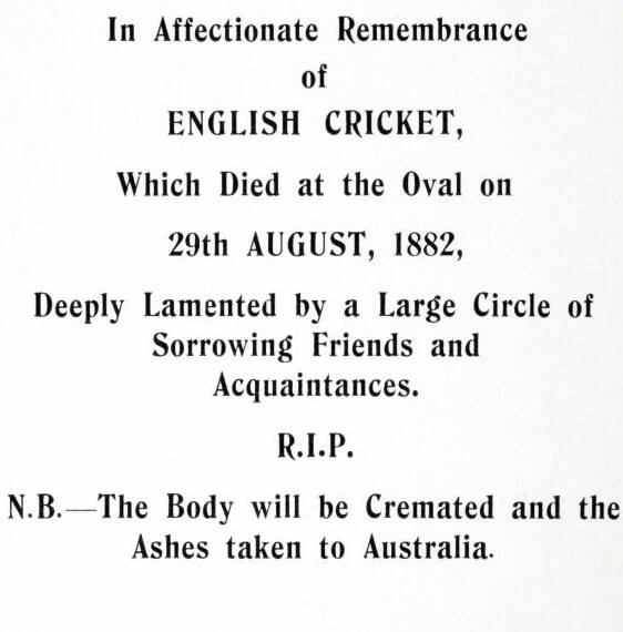 The text every cricket fan knows by heart © Getty Images