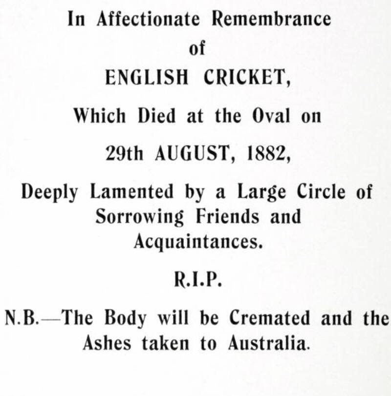 The text every cricket fan knows by heart &copy; Getty Images