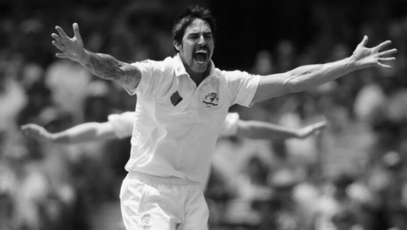 Mitchell Johnson&acirc;s moustache probably added to the fear bit &Acirc;&copy; Getty Images