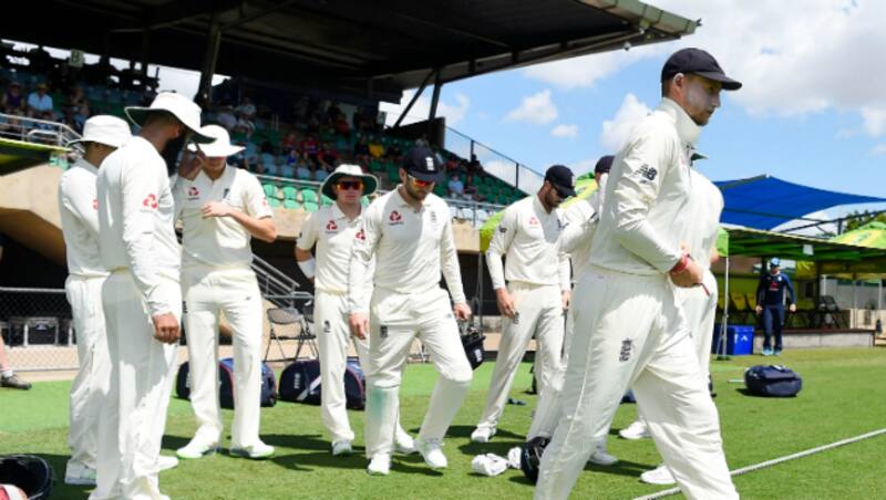 Joe Root and men during the practice match against CA XI &Acirc;&copy; Getty Images
