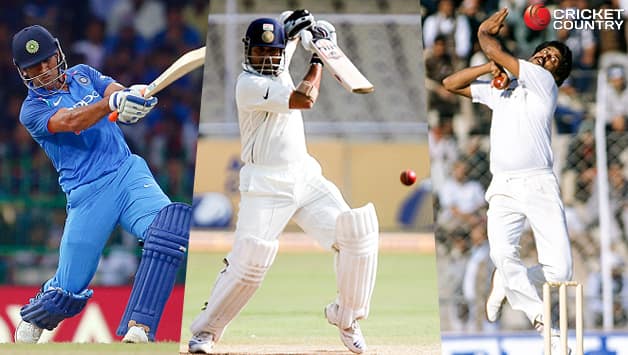 From left: MS Dhoni, Sachin Tendulkar, Kapil Dev © Getty Images