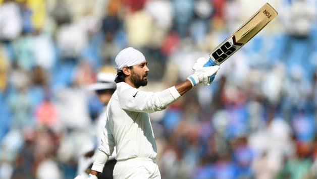 This was Vijay's 10th Test ton, 7th in India and first against Sri Lanka © AFP