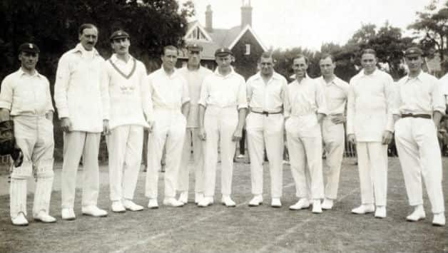 Percy Fender (second from left) and his Surrey team of the early 1920s © Getty Images