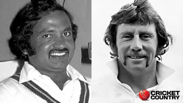 From left: Mushtaq Mohammad and Ian Chappell © Getty Images
