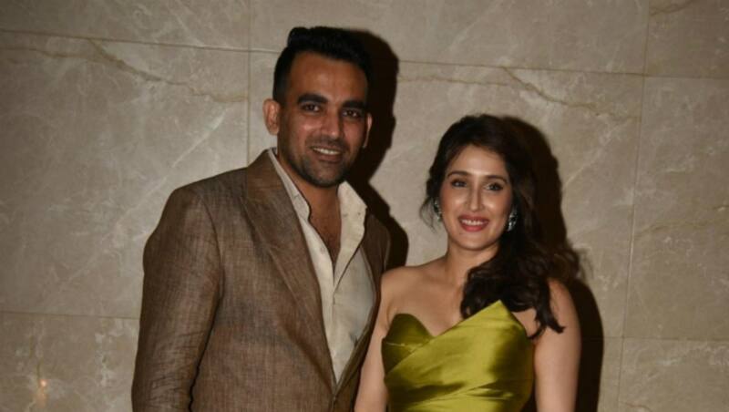 Sagarika Ghatge (right) got engaged to Zaheer Khan in April &Acirc;&copy; IANS