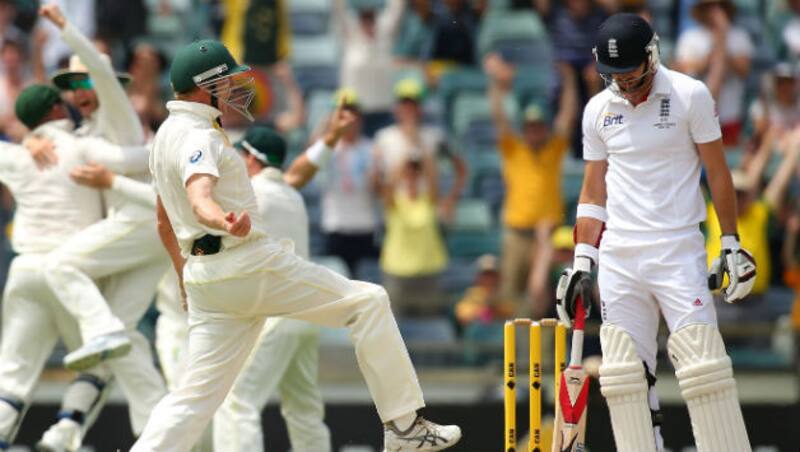 George Bailey celebrates James Anderson's wicket &Acirc;&copy; Getty Images