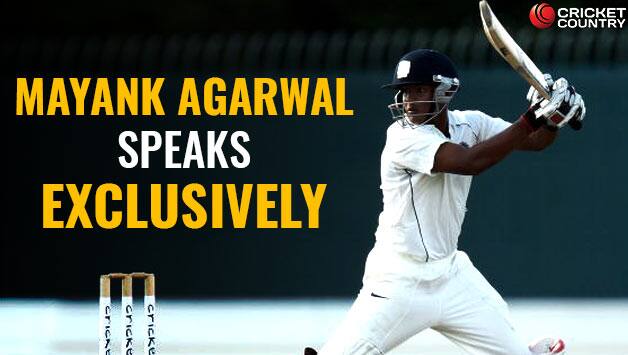 Karnataka's Mayank Agarwal © Getty Images