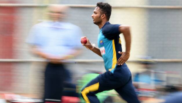 Dasun Shanaka was fined 75 percent of his match fees © AFP
