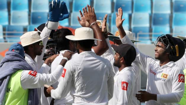 Sri Lanka became the first team to win in UAE © AFP