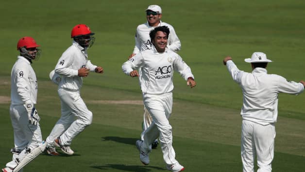 Rashid Khan during Intercontinental Cup © Getty Images